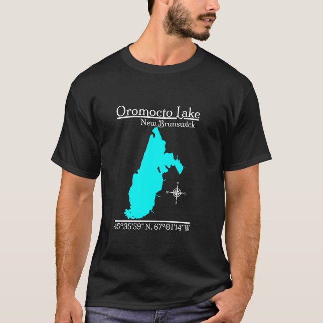Oromocto Lake New Brunswick Long Sleeve T Shirt (Front)