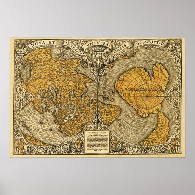 Oronteus Finaeus Map Poster Zazzle   Oronteus Finaeus Map Poster R40534be4bf434383bd97b340e1c5905c Wvs 8byvr 630 