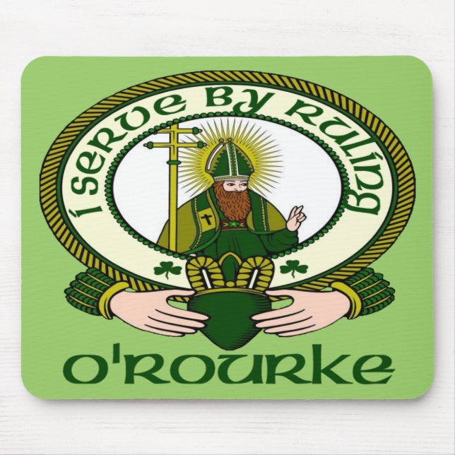 O'Rourke Clan Motto Mouse Pad (Front)