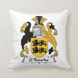 O'Rourke Family Crest Cushion