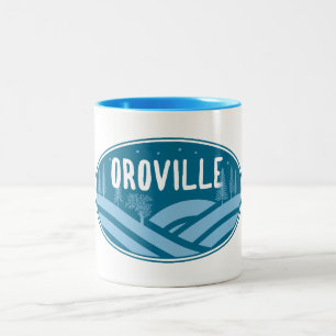 Oroville California Outdoors Two-Tone Coffee Mug