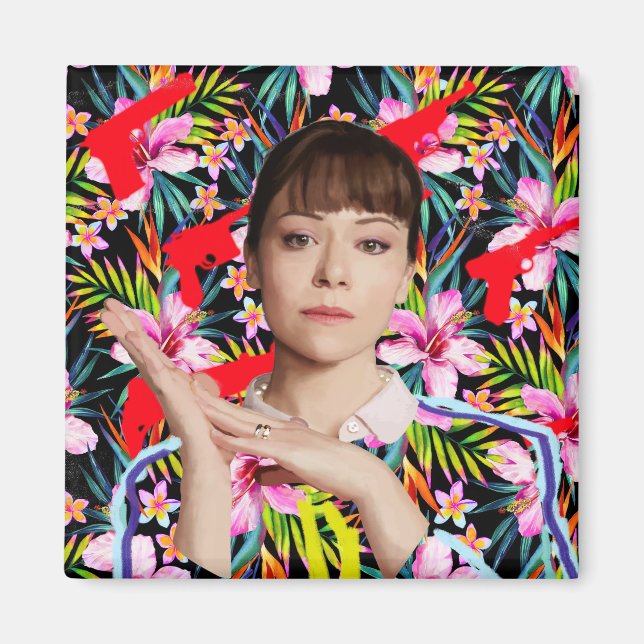 Orphan Black | Alison - Floral Pattern Magnet (Front)