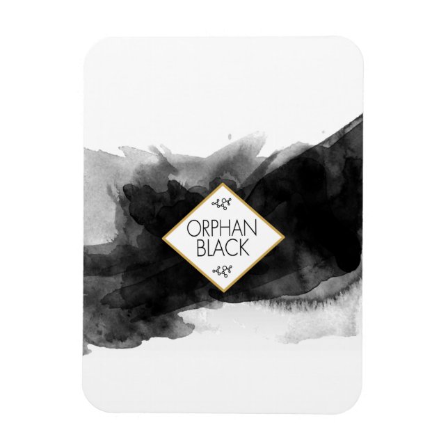Orphan Black Black Watercolor Magnet (Vertical)