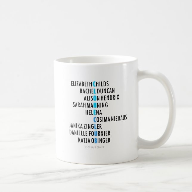 Orphan Black | Clone Club - Anagram Coffee Mug (Right)