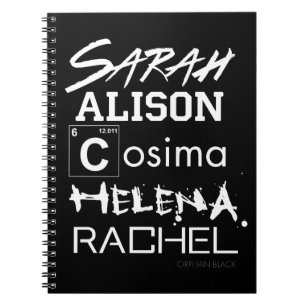 Orphan Black   Clone Club Sisters Notebook