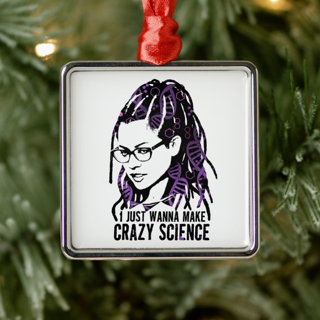 Orphan Black | Cosima - Crazy Science Metal Ornament (Tree)