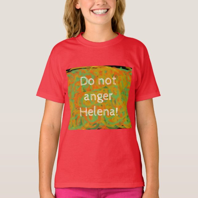 orphan Black do not anger helena abstract art T-Shirt (Front)