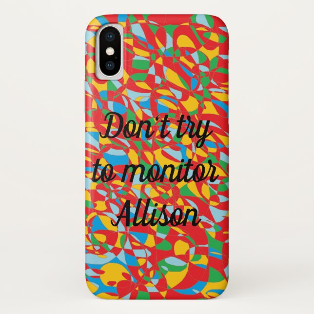 Orphan Black dont try to monitor Allison Case-Mate iPhone Case (Back)