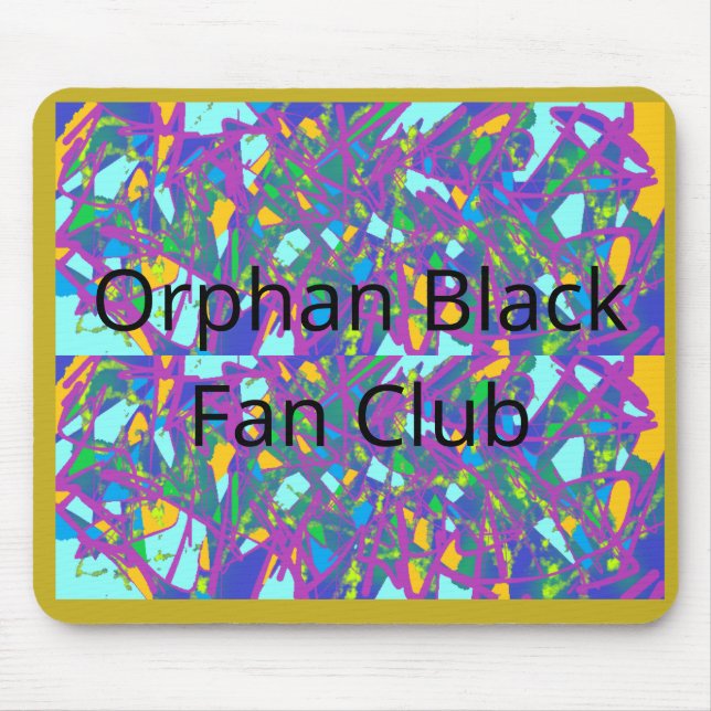 Orphan Black fan club abstract design Mouse Pad (Front)