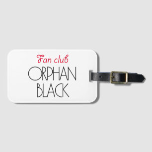 Orphan black fan club luggage tag