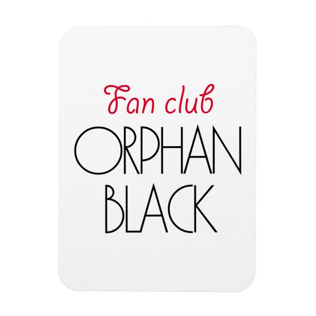 Orphan black fan club magnet (Vertical)