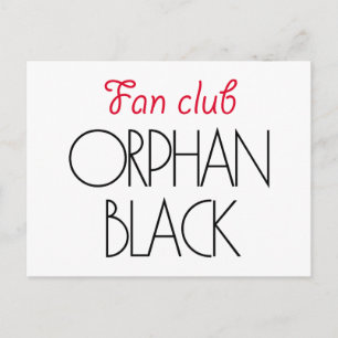 Orphan black fan club postcard