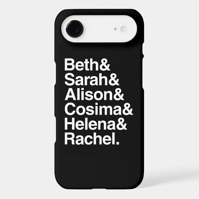 Orphan Black | Helvetica Design Case-Mate iPhone Case (Back)