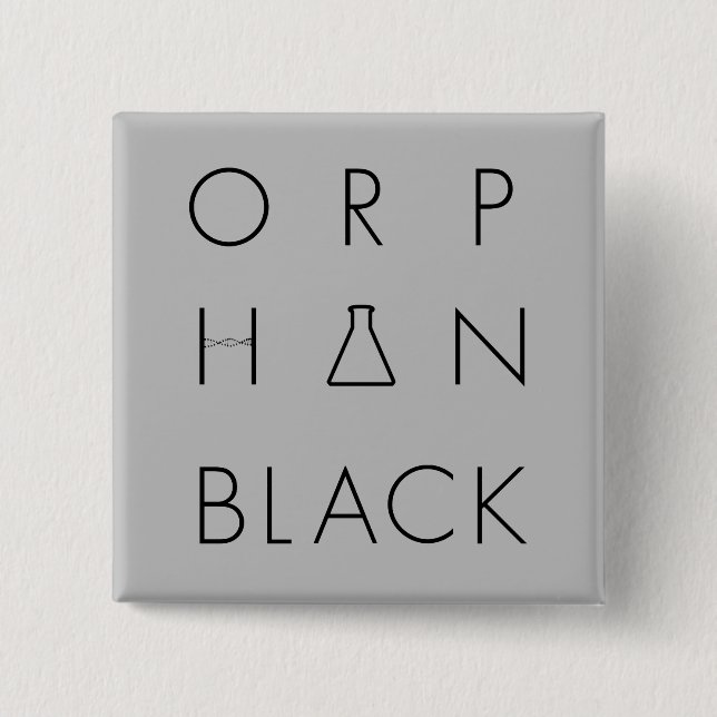 Orphan Black | Logo Grid 15 Cm Square Badge (Front)