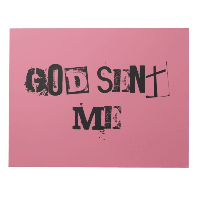 Orphan Black quote God sent me Allison Notepad (Front)