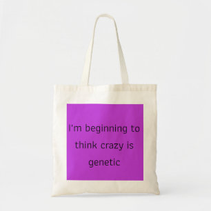 Orphan Black quote I',beginning tothink crzy is ge Tote Bag