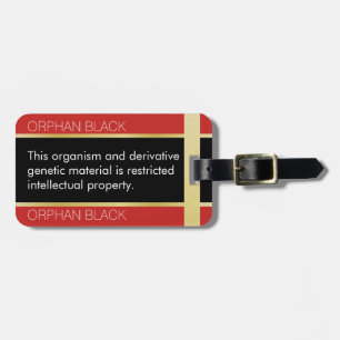 Orphan Black "Restricted IP" Luggage Tag