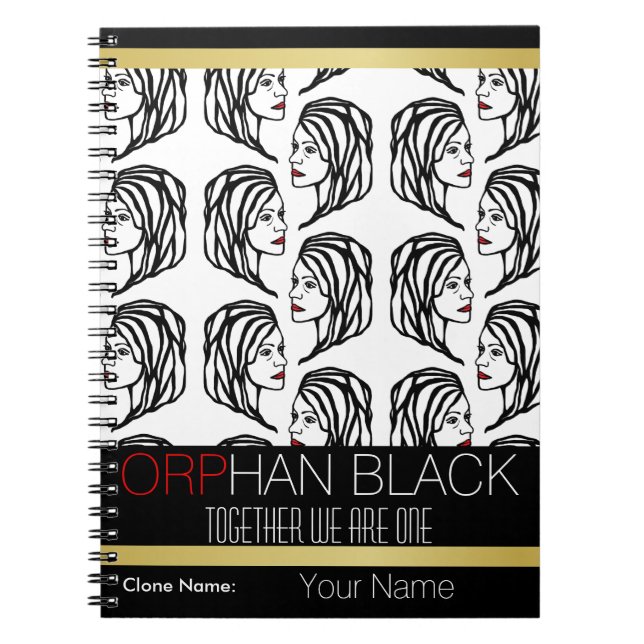 Orphan Black "Together We Are One" Notebook (Front)