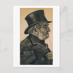 Orphan Man with Top Hat, Vincent van Gogh Postcard