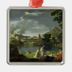 Orpheus and Eurydice 2 Metal Ornament