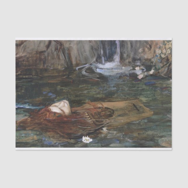 Orpheus by John William Waterhouse - 1900 Tissue Paper (Front)