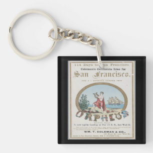 Orpheus Clipper Sailing  Key Ring