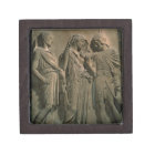 Orpheus, Eurydice and Hermes (marble)