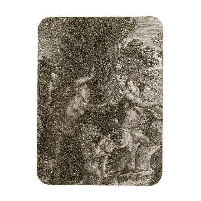 Orpheus, Leading Eurydice Out of Hell, Looks Back Magnet (Vertical)