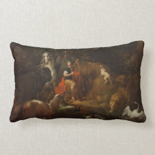 Orpheus with Animals in a Landscape, before 1720 Lumbar Cushion