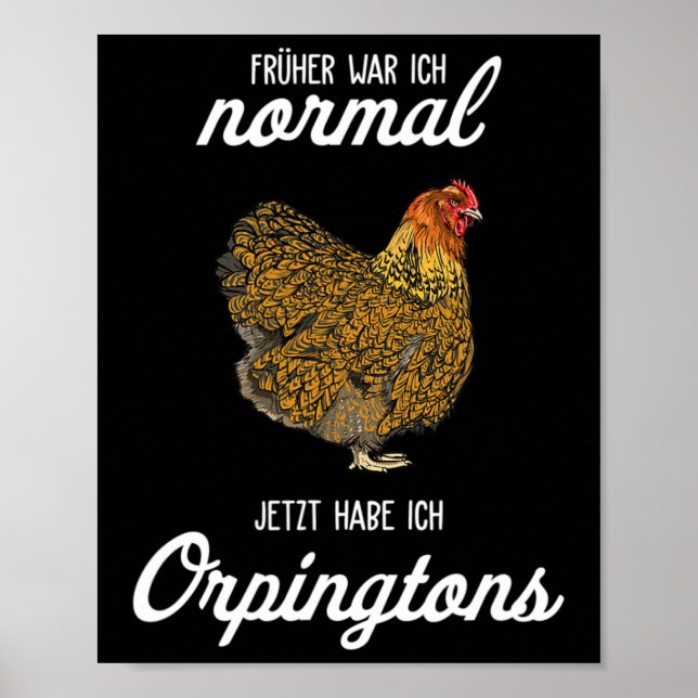 Orpington Chicken I Hen Egg Erel _1  Poster (Front)