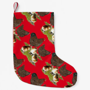 Orpington Jubilee Chicken Family Small Christmas Stocking