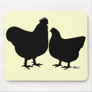 Orpington Silhouette Mouse Pad