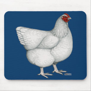 Orpington White Hen Mouse Pad