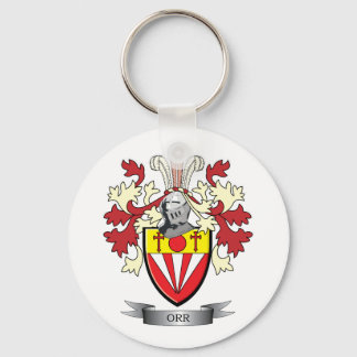 Orr Family Crest Coat of Arms Key Ring
