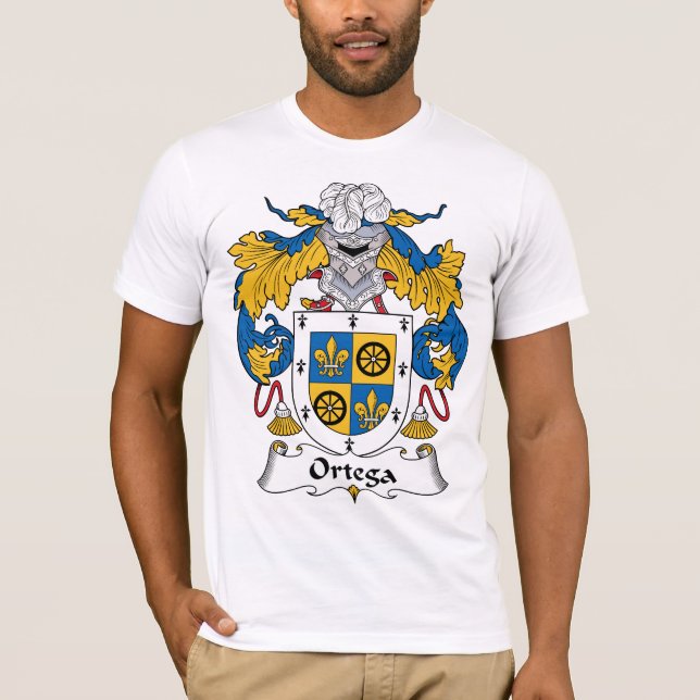 Ortega Family Crest T-Shirt (Front)