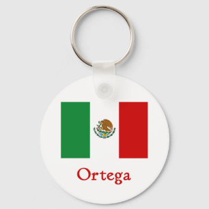 Ortega Mexican Flag Key Ring