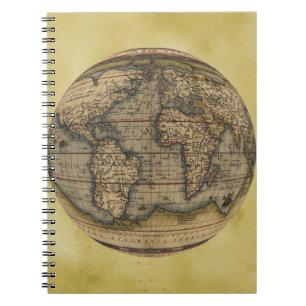 Ortelius world map notebook