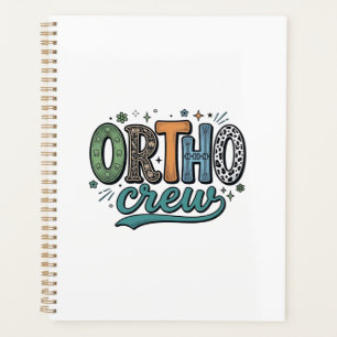 Ortho Crew Vintage Dental Team Vector Design_1 Planner