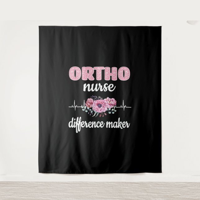 Ortho Nurse Gift RN Orthopaedic Nurse Ortho Nursin Tapestry (Front)