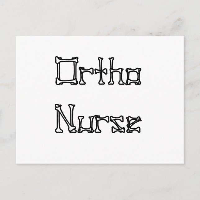 Ortho Nurse Postcard (Front)
