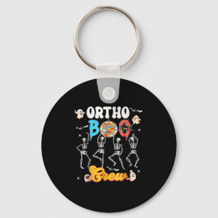Ortho Orthopaedic Halloween Boo Crew Skeleton Danc Key Ring