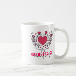 Ortho Squad Retro Valentine#39;s Day Nurse Orthope Coffee Mug
