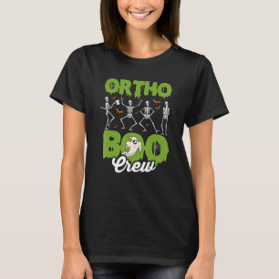 Ortho Squad Spooky Ortho Orthopedic Halloween Boo  T-Shirt