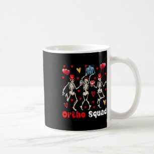 Ortho Squad Three Valentine's Day Skeletons Cute H Coffee Mug