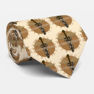 Orthodontist Caduceus Tie