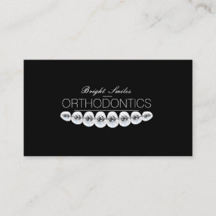 Orthodontist Dentist Dental Service Business Card