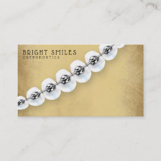 Orthodontist Dentist Dental Service Business Card