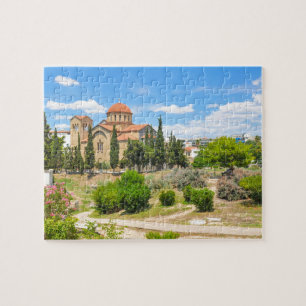 Orthodox cathedral in Athens, Greece Jigsaw Puzzle