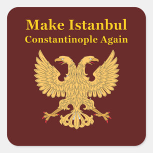 Orthodox Christian Byzantium Gift Square Sticker