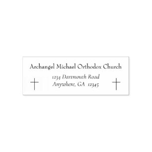 Orthodox Christian Church Simple Elegance Self-inking Stamp